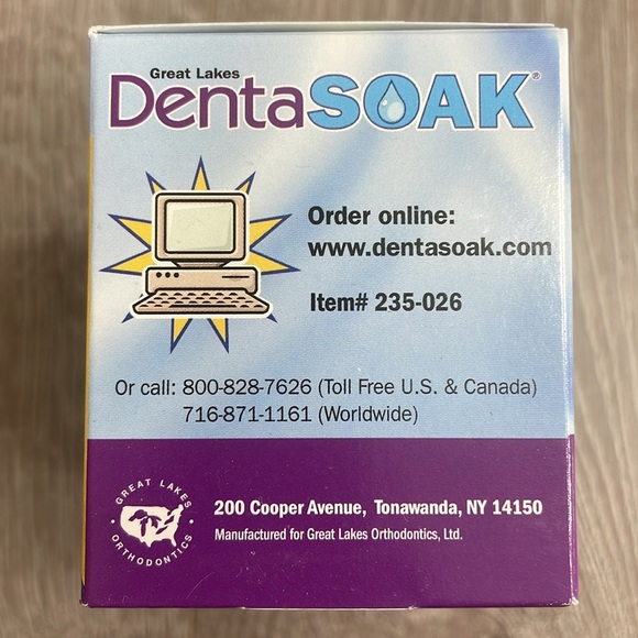 NIB DentaSoak Refill Kits Retainers Mouthguards Dentures 3 Kits 9 Month Supply - Picture 9 of 10